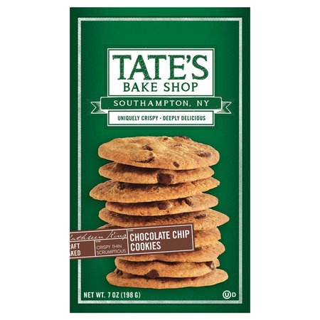 TATES BAKE SHOP Chocolate Chip Cookies 7 oz Bagged 1001002